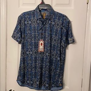 Luchiano Visconti Shirt Mens Medium New